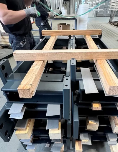verpackung stahlbauteile mit transporthoelzern bg oze gmbh
